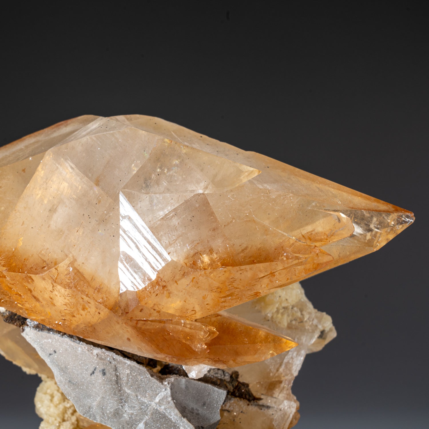 Golden Calcite Crystal from Elmwood Mine, Tennessee (5.15 lbs)