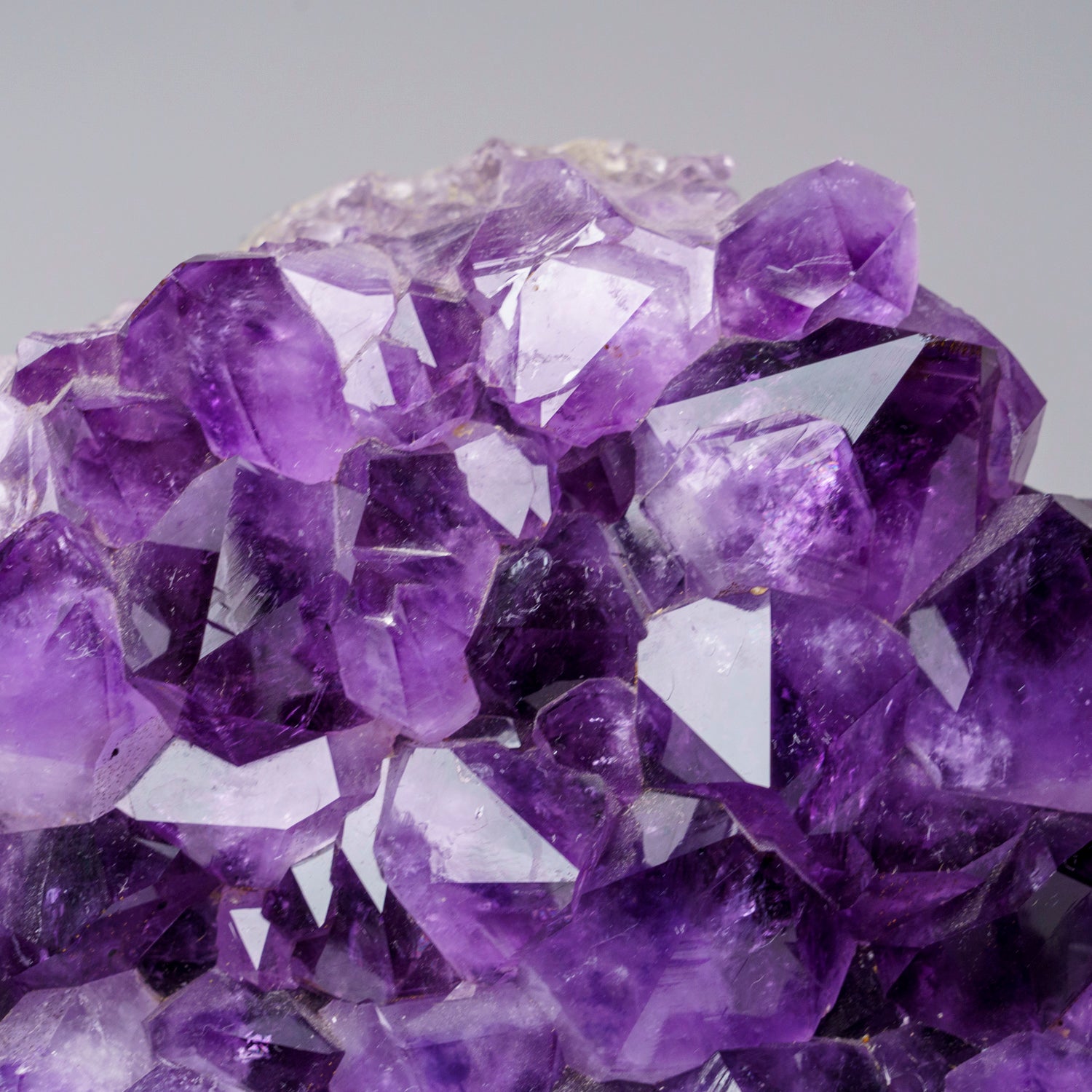 Genuine Amethyst Crystal Cluster on Stand from Brazil (16.5 lbs)