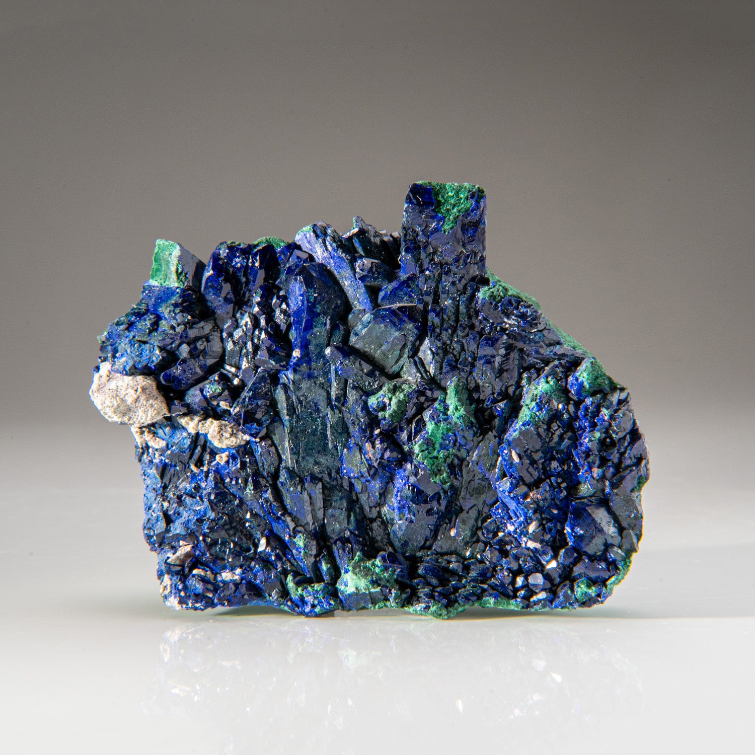 Azurite and Malachite from Liufengshan Mine, Guichi, Anhui Province, China