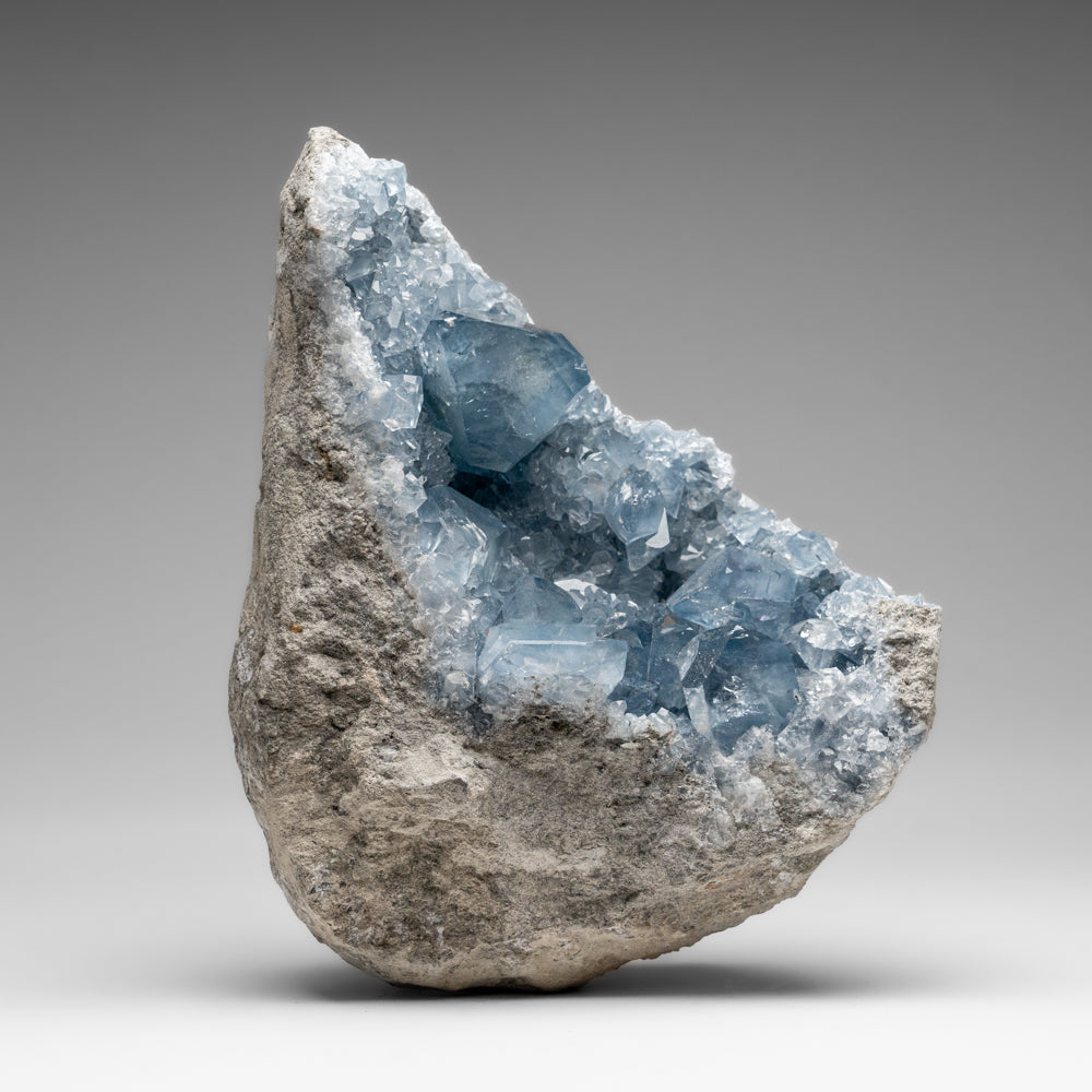 Blue Celestite Cluster From Sankoany, Ketsepy Mahajanga, Madagascar (12.5 lbs)