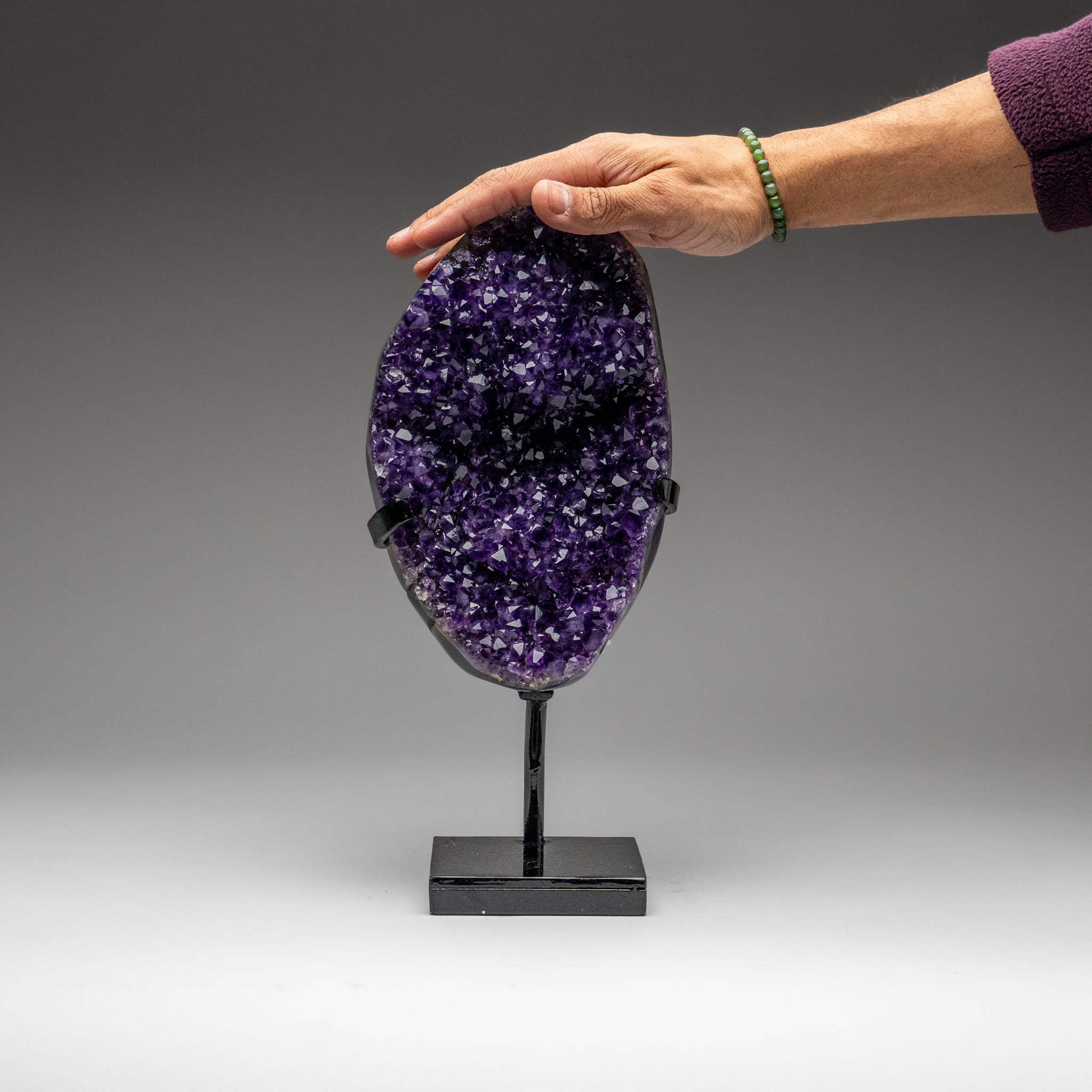 Genuine Amethyst on Stand from Uruguay (7 lbs)