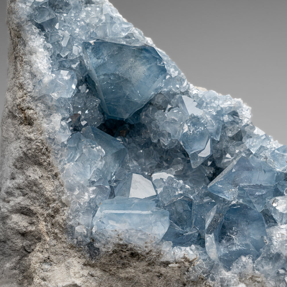 Blue Celestite Cluster From Sankoany, Ketsepy Mahajanga, Madagascar (12.5 lbs)