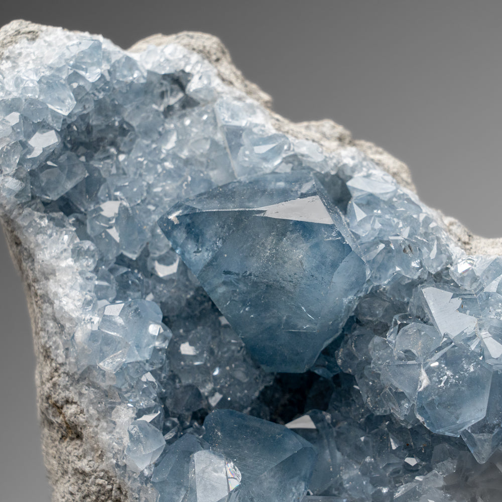 Blue Celestite Cluster From Sankoany, Ketsepy Mahajanga, Madagascar (12.5 lbs)