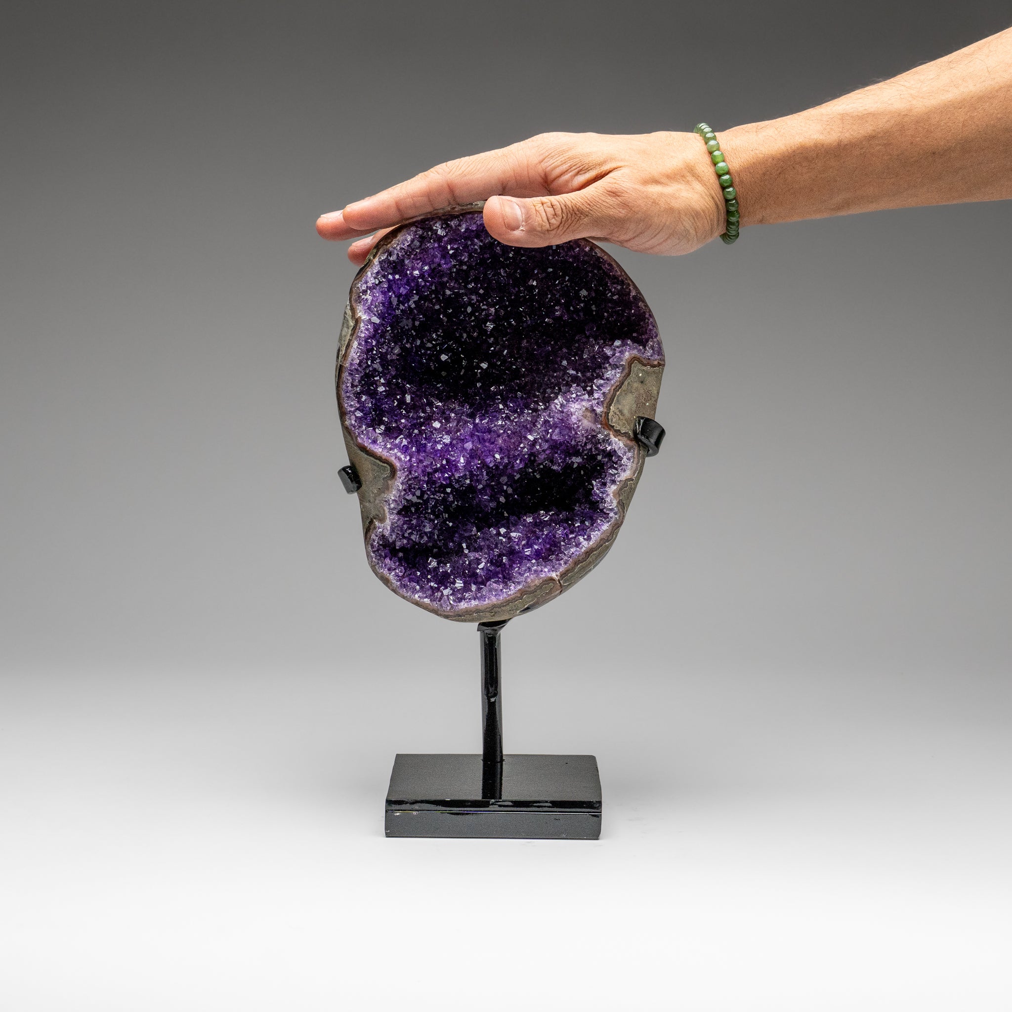 Genuine Amethyst on Stand from Uruguay (6 lbs)