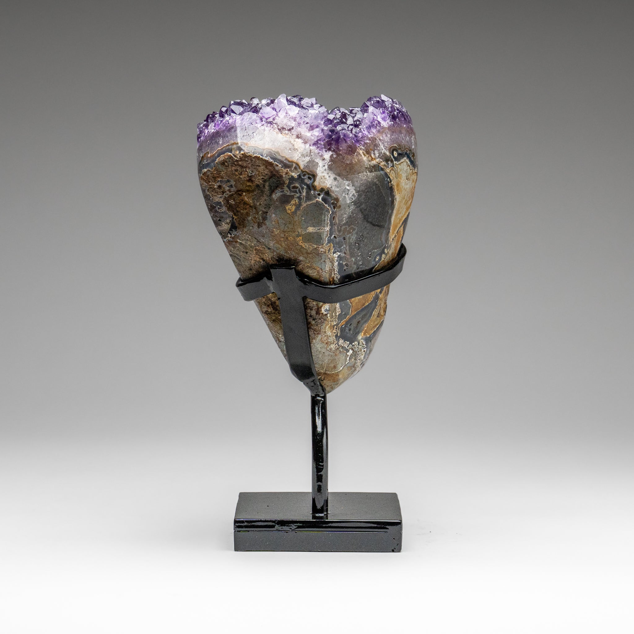 Genuine Amethyst on Stand from Uruguay (8 lbs)