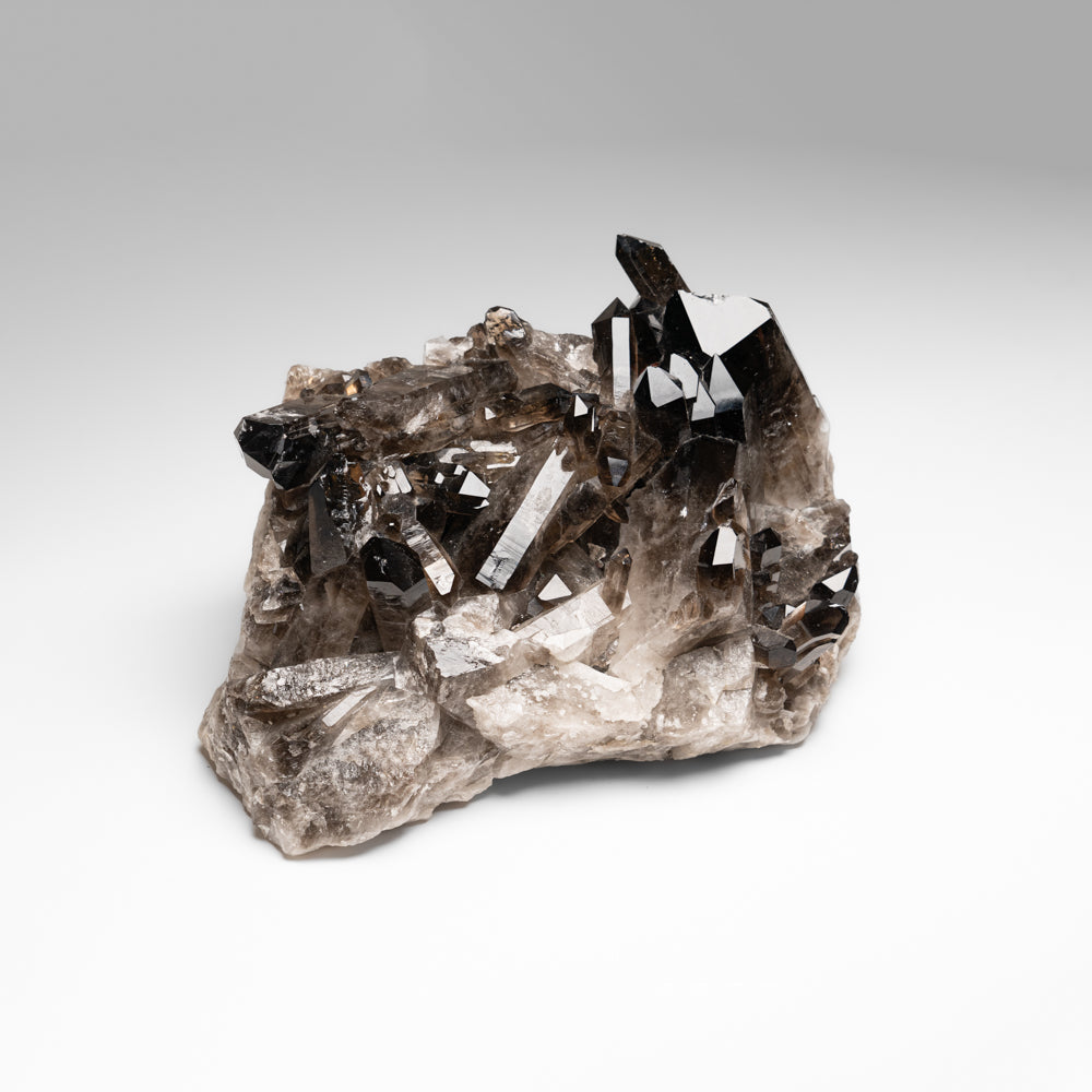 Genuine Smoky Quartz Crystal Cluster from Mina Gerais, Brazil (19 lbs)