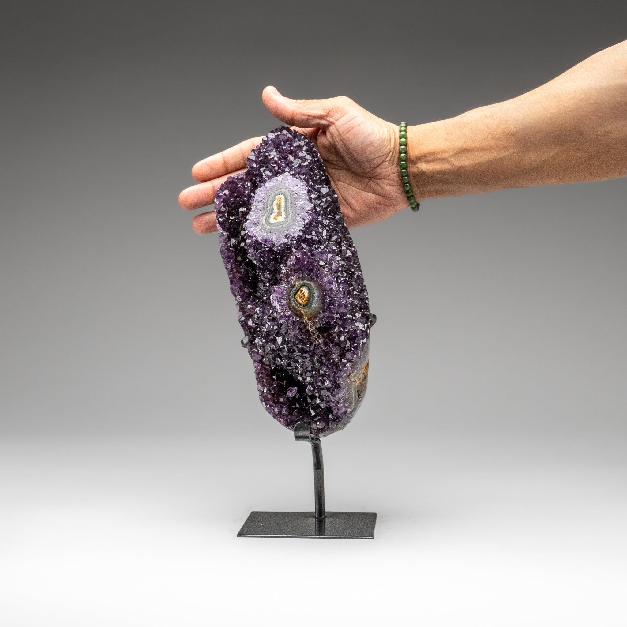 Genuine Amethyst on Stand from Uruguay (6 lbs)