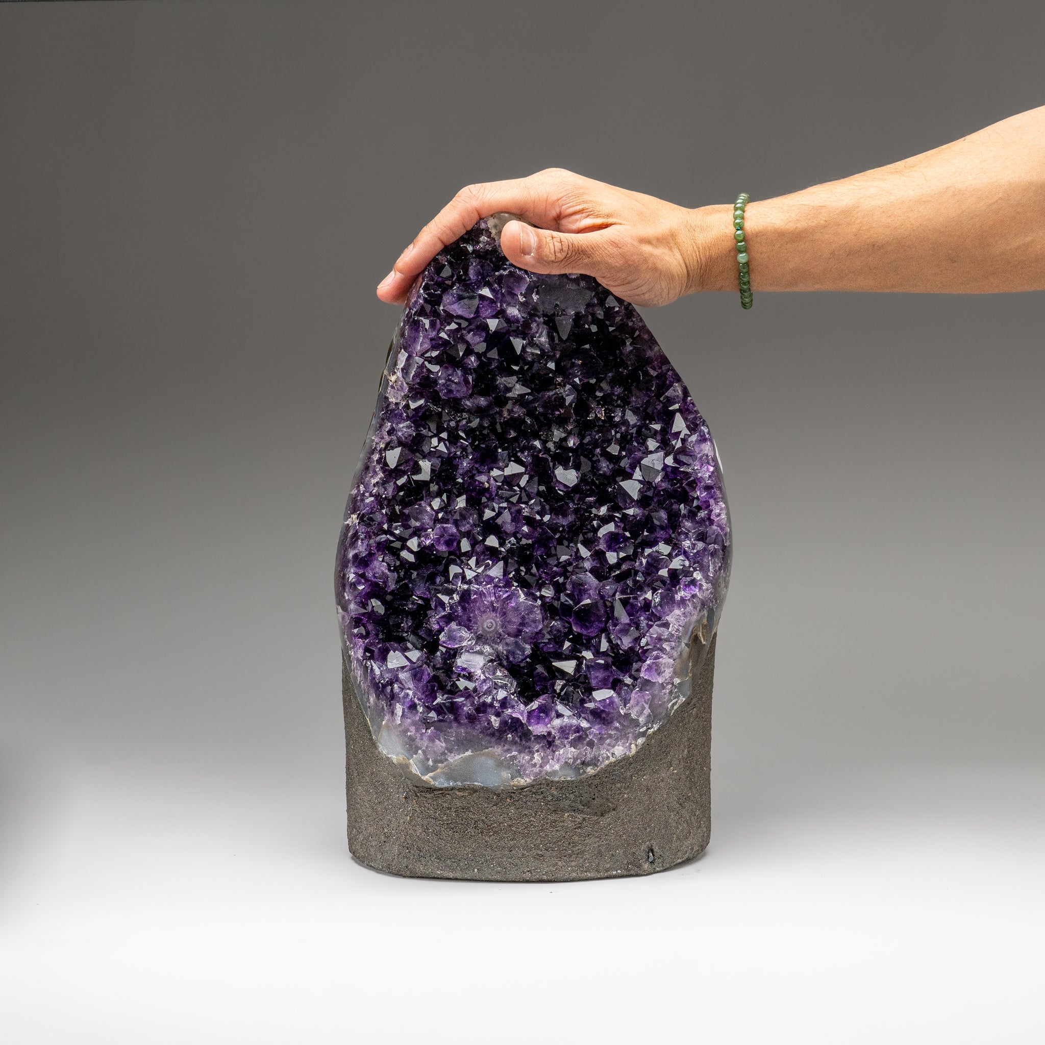 Genuine Amethyst Cluster Geode from Brazil (17.5 lbs)