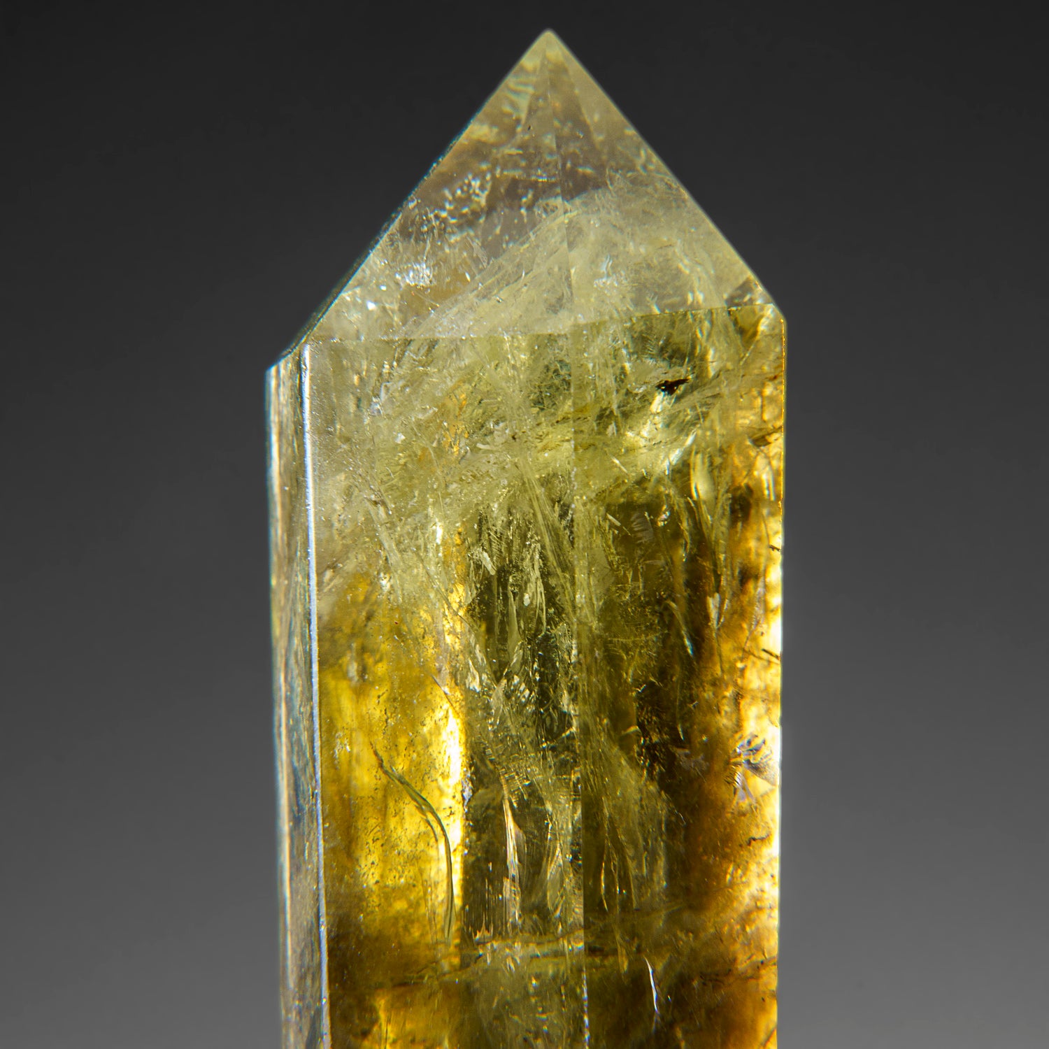 Genuine Citrine Crystal Point from Brazil (115 grams)
