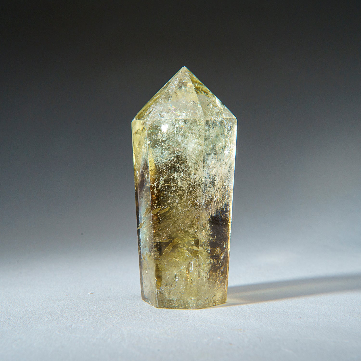 Genuine Citrine Crystal Point from Brazil (131 grams)
