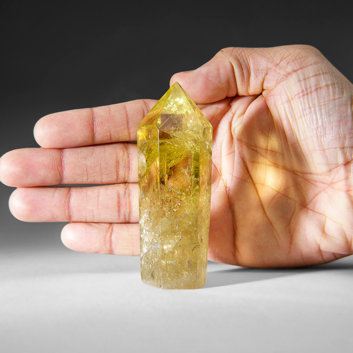 Genuine Citrine Crystal Point from Brazil (142 grams)