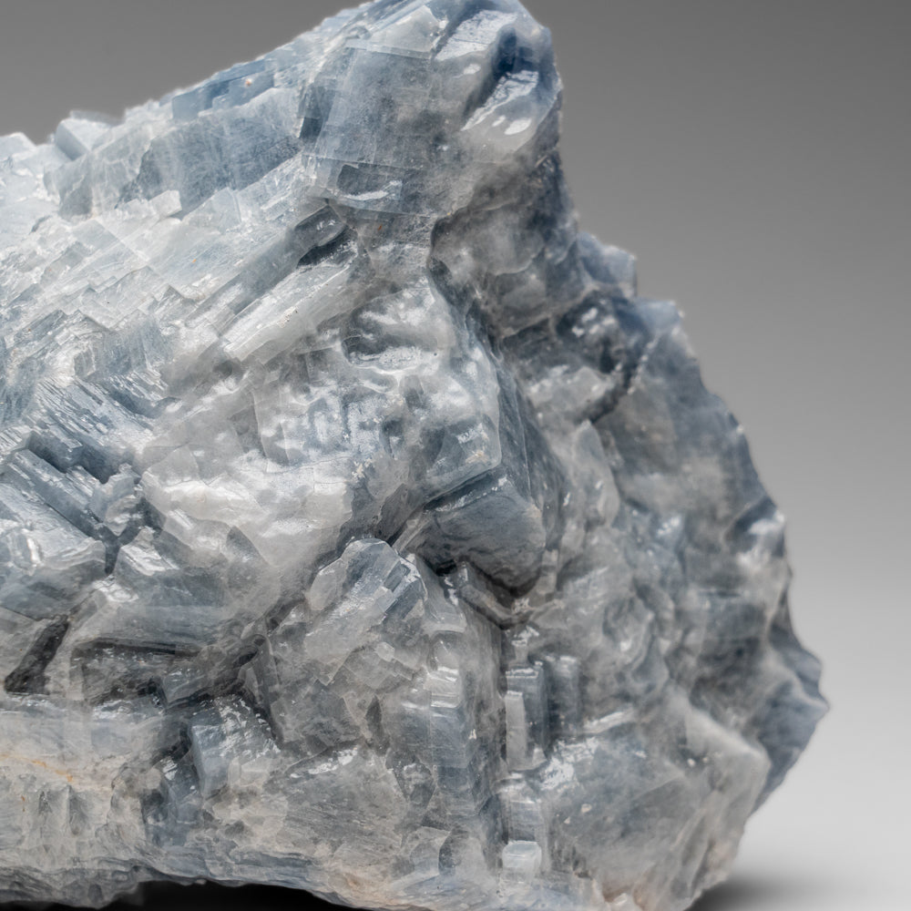 Blue Calcite Crystal Cluster from Mexico (3.7 lbs)