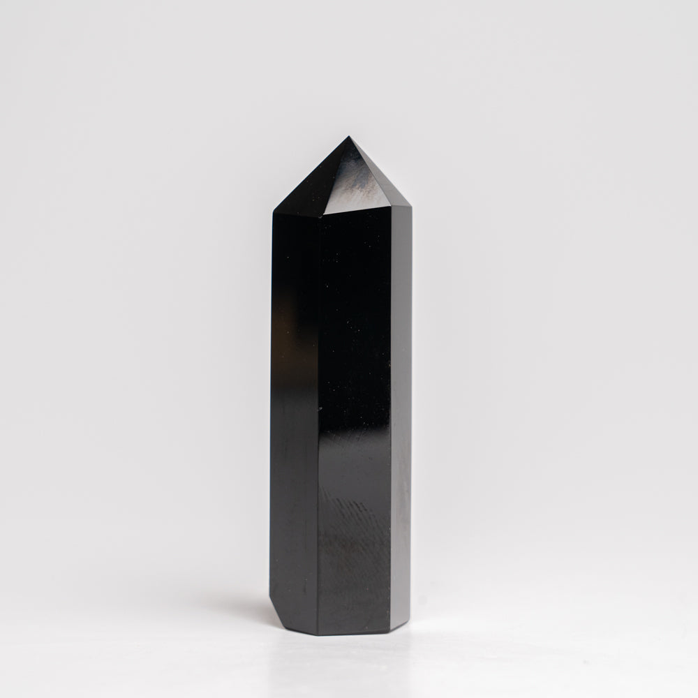 Genuine Polished Black Obsidian (Medium) Point