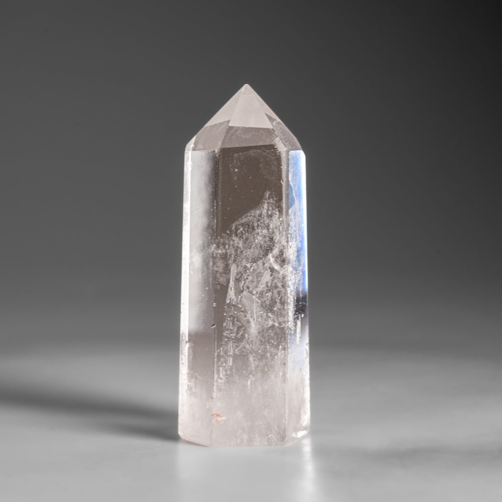 Gem Clear Quartz Polished (Small) Point From Brazil