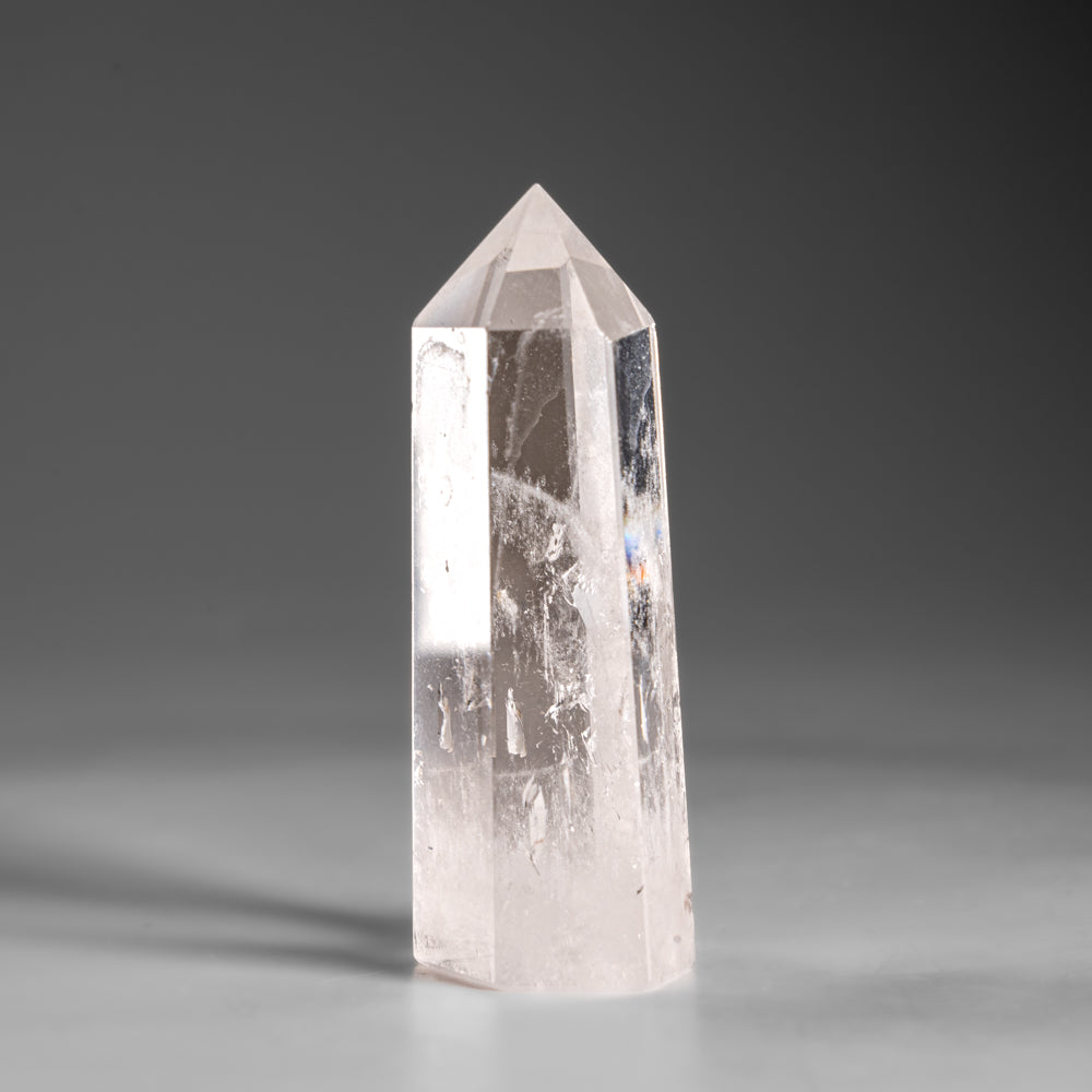 Gem Clear Quartz Polished (Small) Point From Brazil