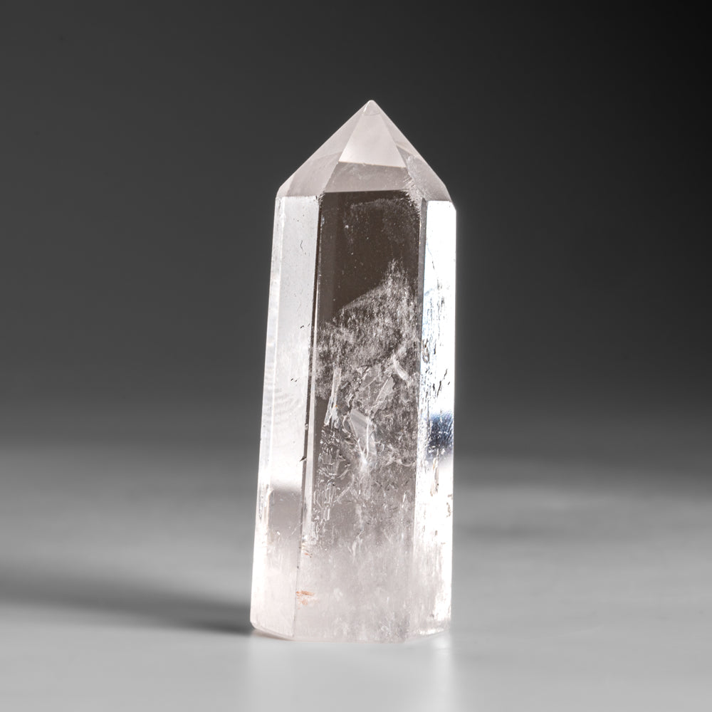 Gem Clear Quartz Polished (Small) Point From Brazil