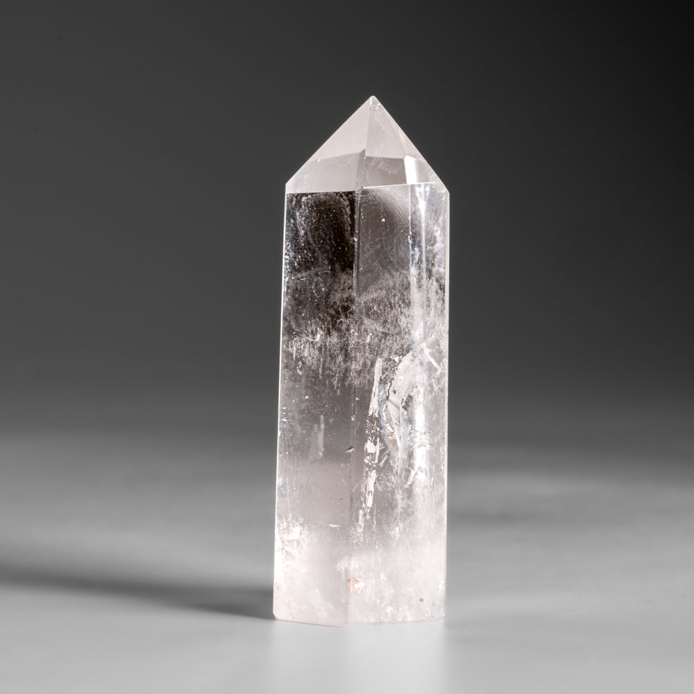 Gem Clear Quartz Polished (Small) Point From Brazil