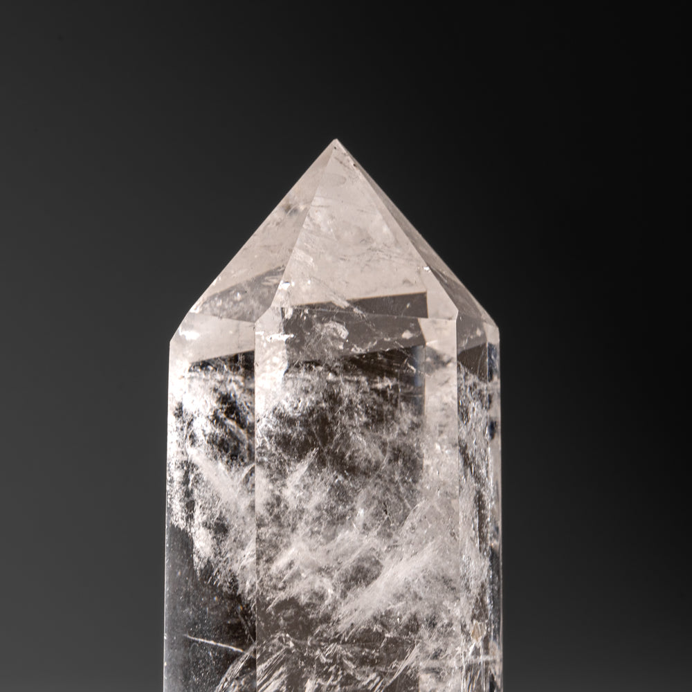 Gem Clear Quartz Polished (Large) Point From Brazil