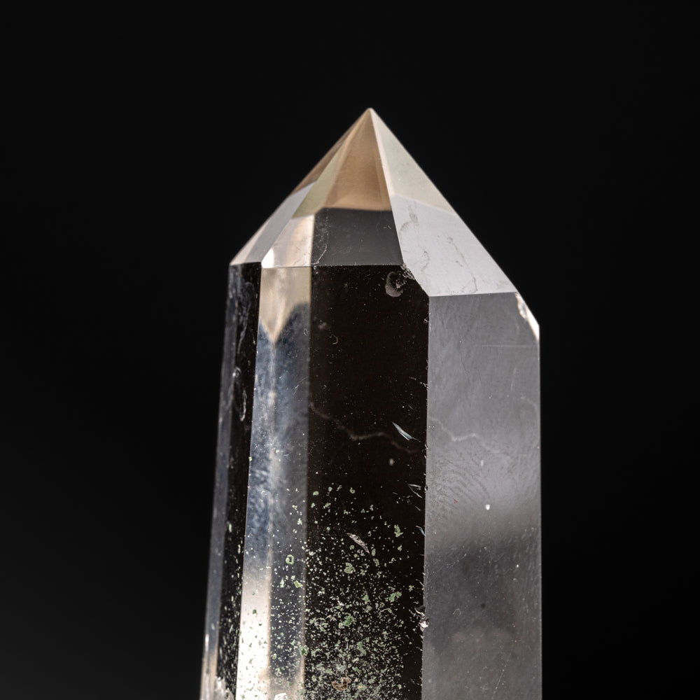 Genuine Polished Clear Quartz Crystal Point from Brazil (126 grams)