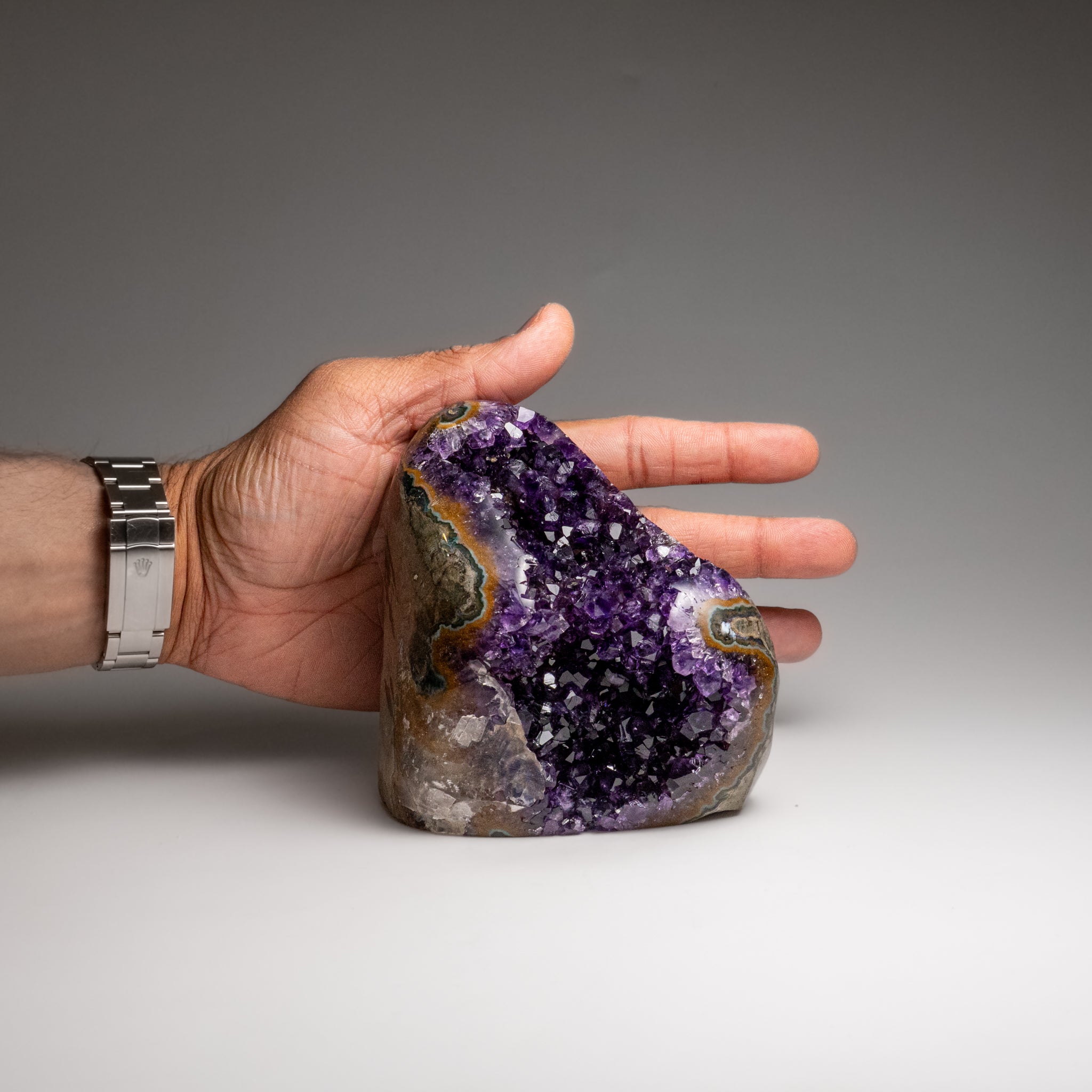 Genuine Amethyst Crystal Cluster from Brazil (2.55 lbs)
