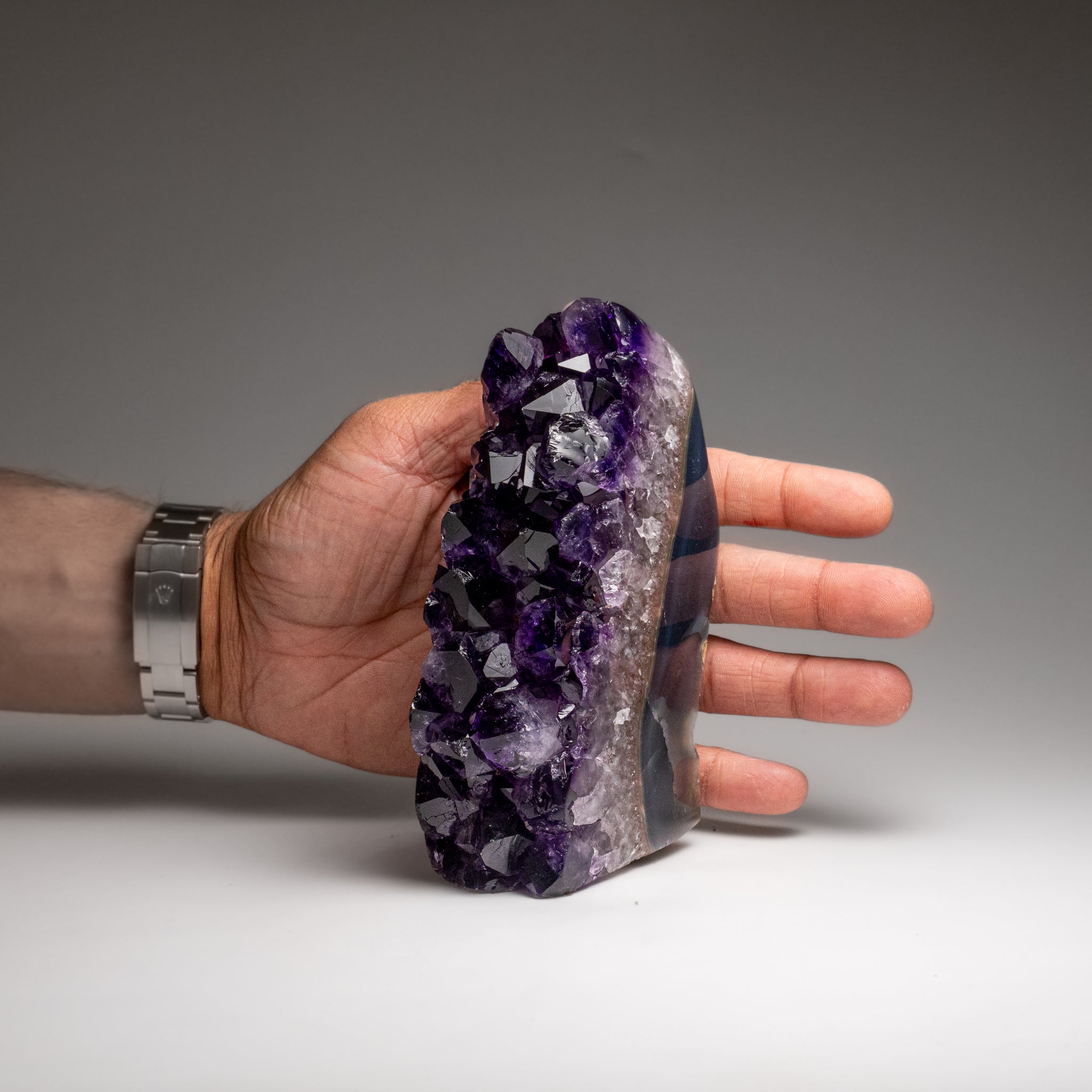 Genuine Amethyst Crystal Cluster from Brazil (1.95 lbs)