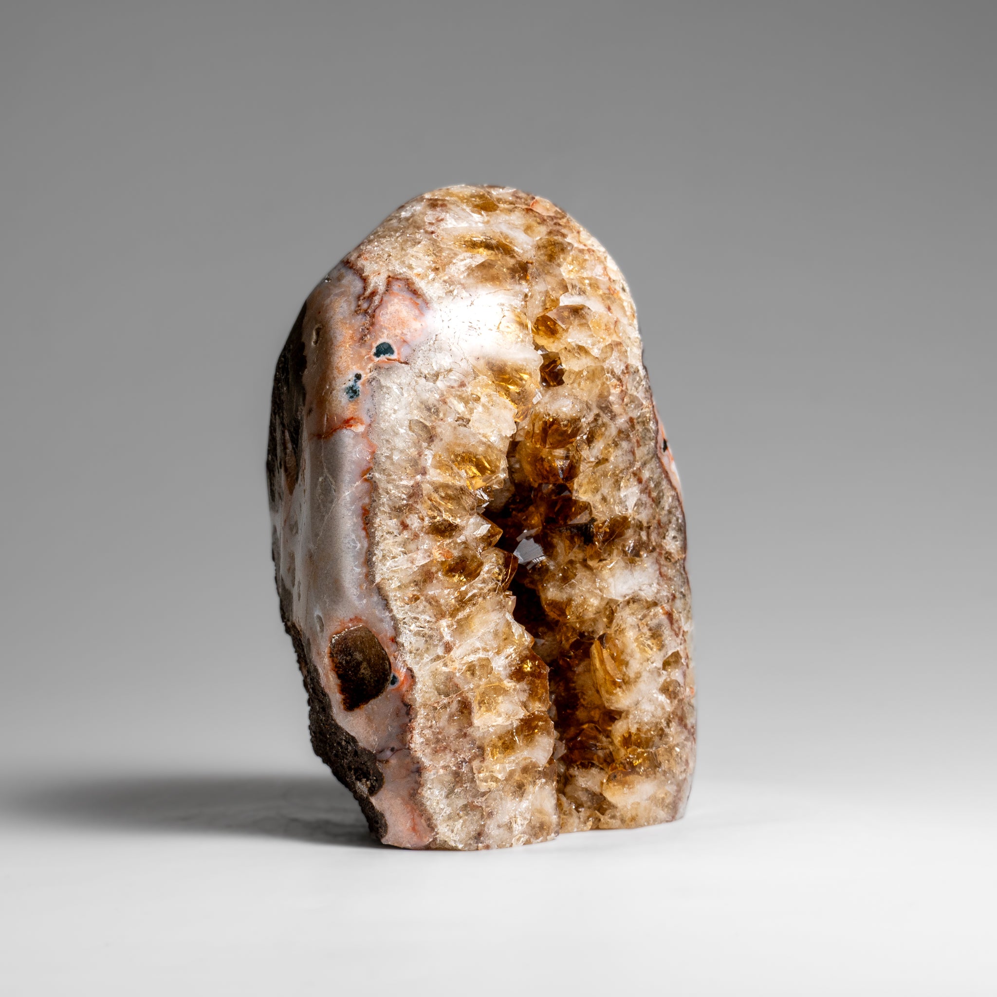 Genuine Citrine Quartz Crystal Cluster From Brazil (1.5 lbs)