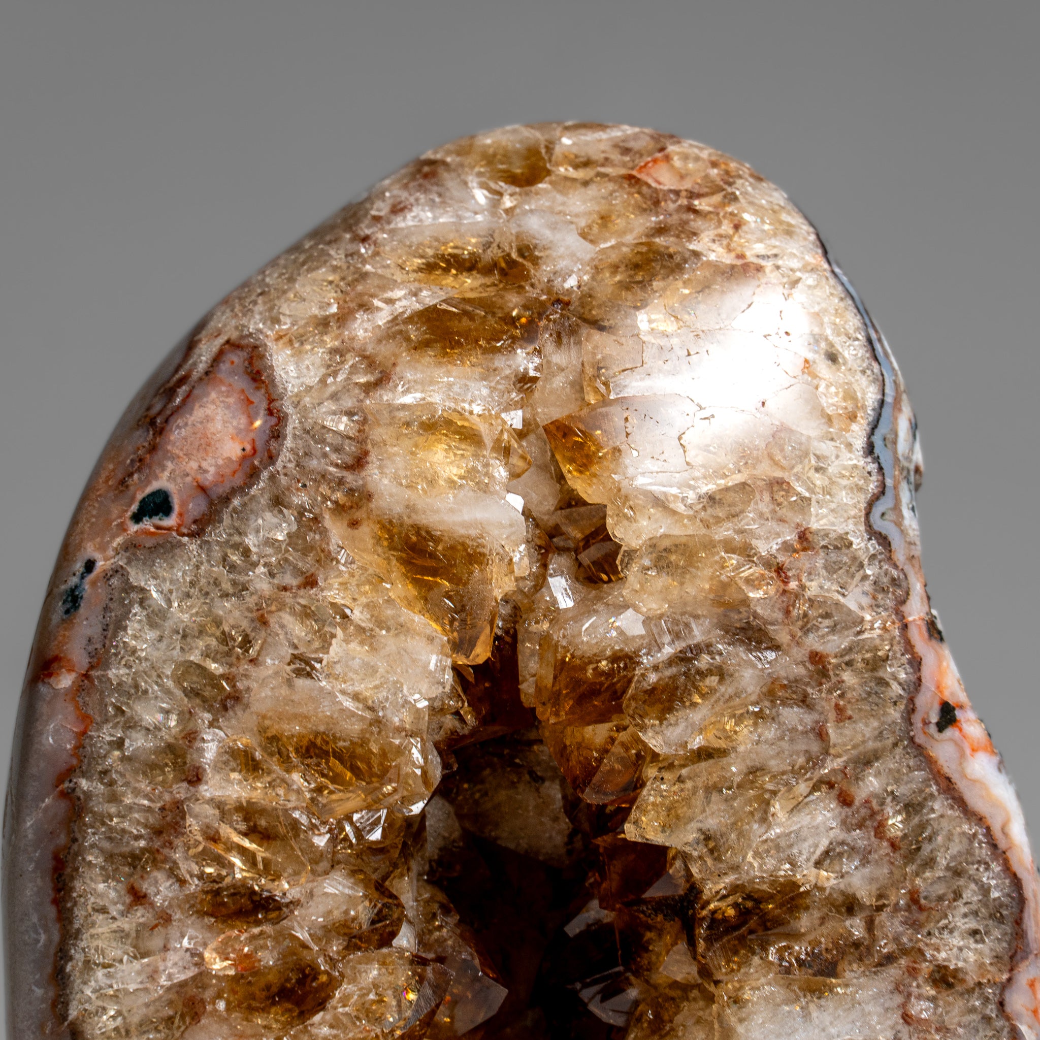 Genuine Citrine Quartz Crystal Cluster From Brazil (1.5 lbs)