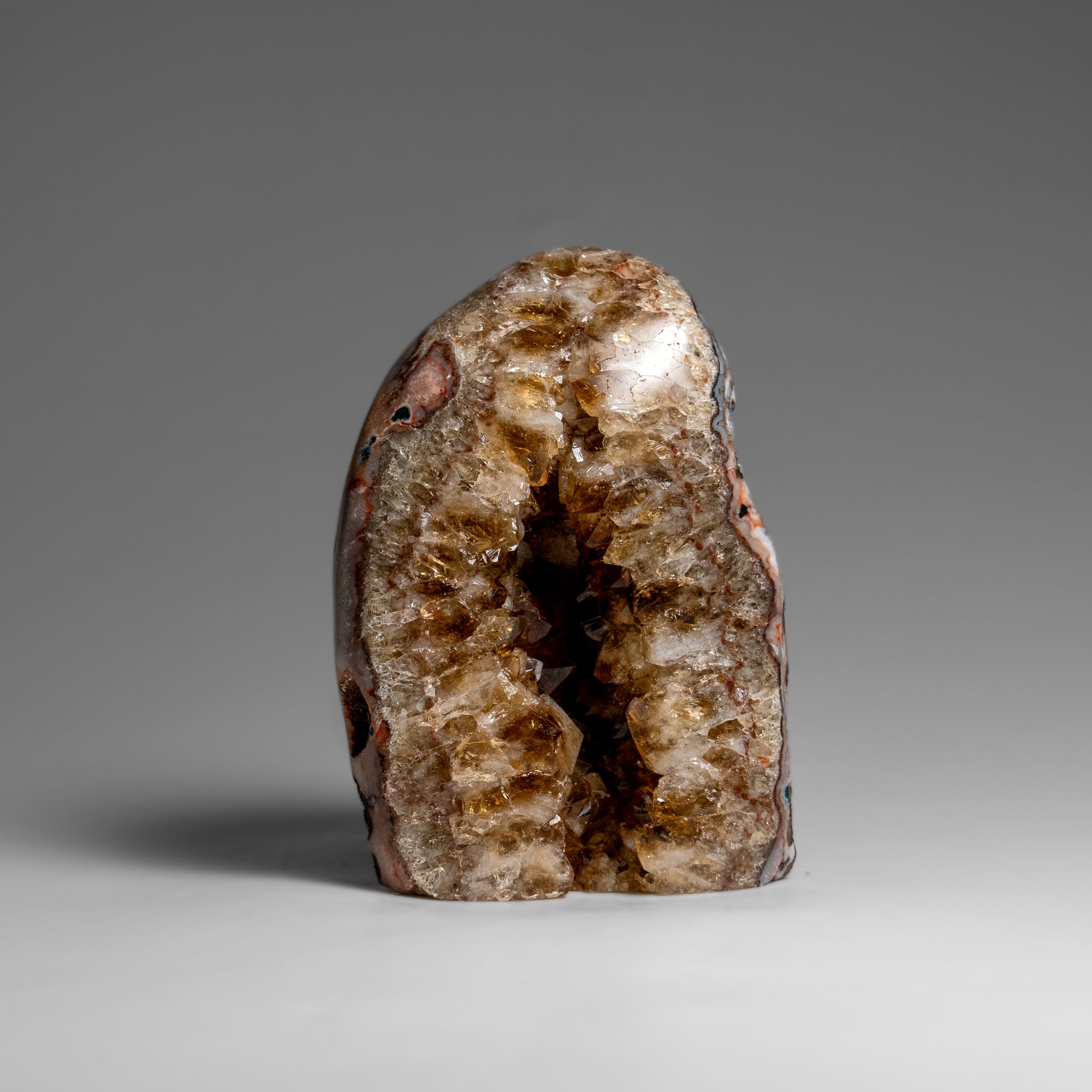 Genuine Citrine Quartz Crystal Cluster From Brazil (1.5 lbs)