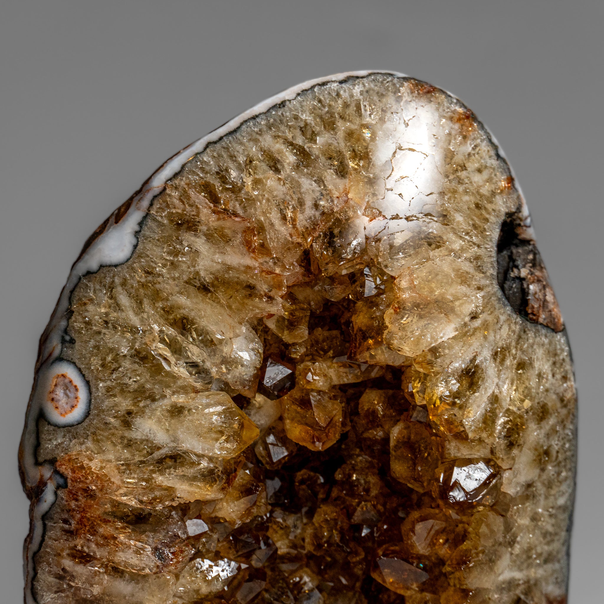 Genuine Citrine Quartz Crystal Cluster From Brazil (2 lbs)