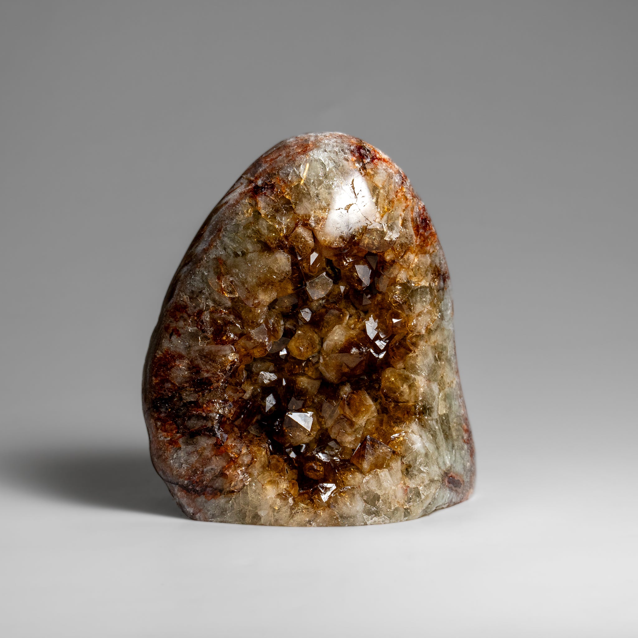 Genuine Citrine Quartz Crystal Cluster From Brazil (3.5 lbs)