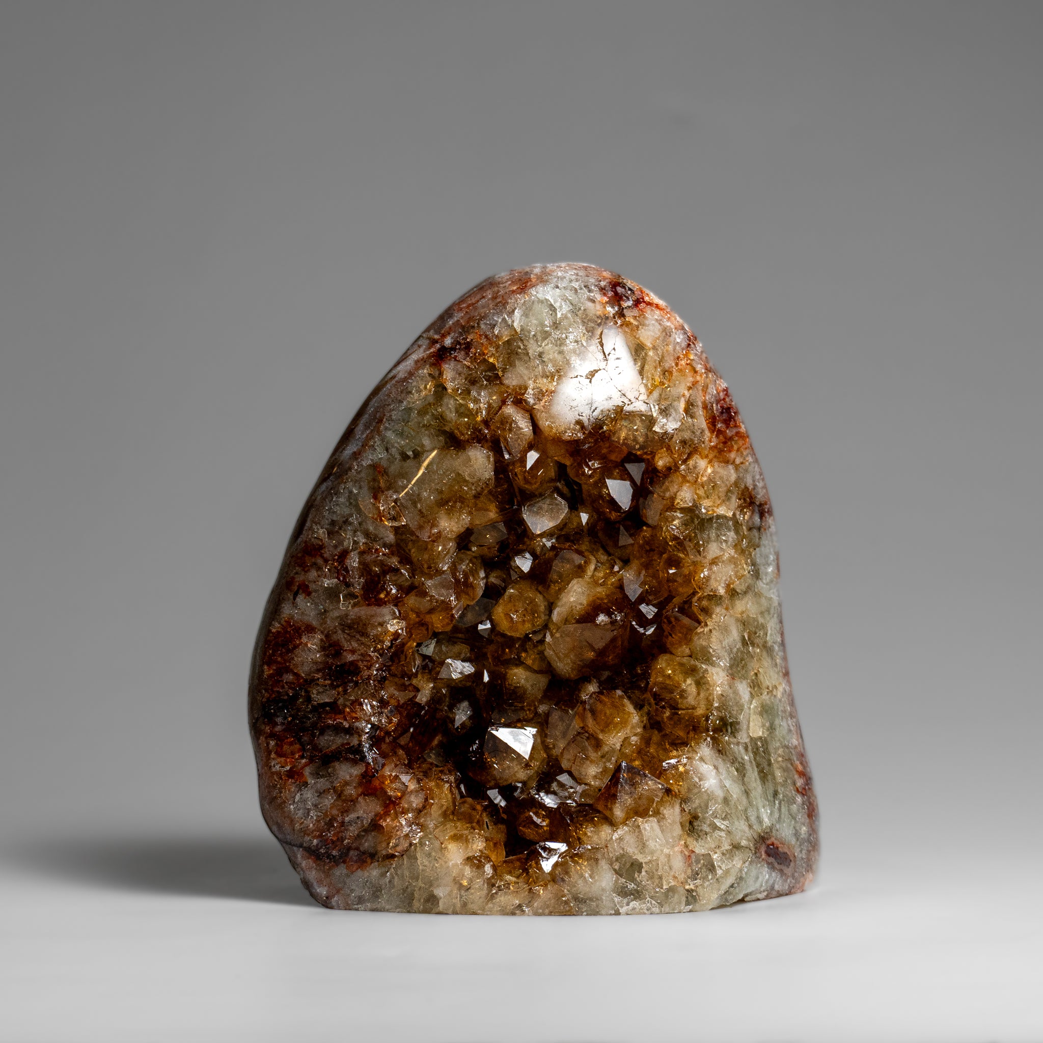 Genuine Citrine Quartz Crystal Cluster From Brazil (3.5 lbs)