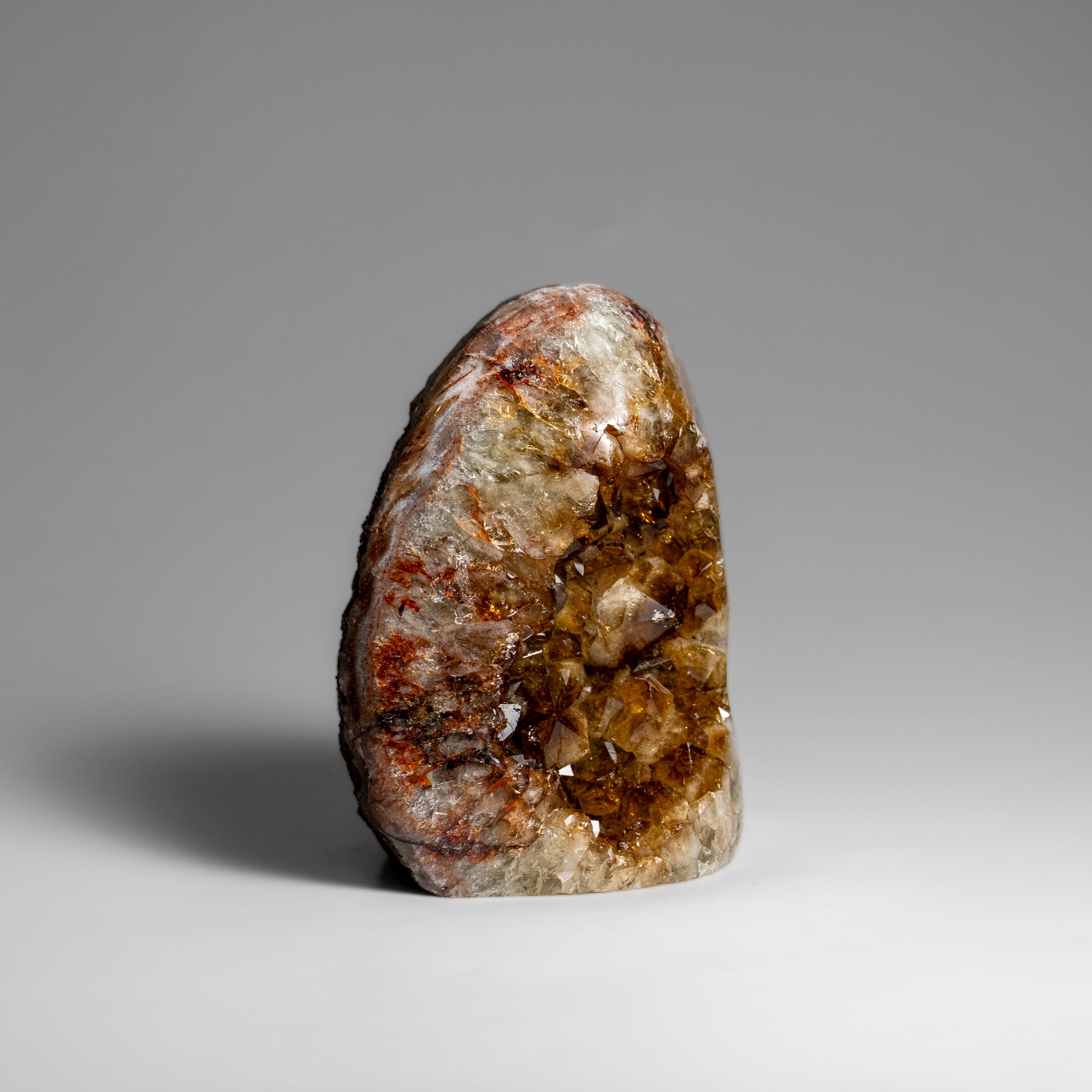 Genuine Citrine Quartz Crystal Cluster From Brazil (3.5 lbs)