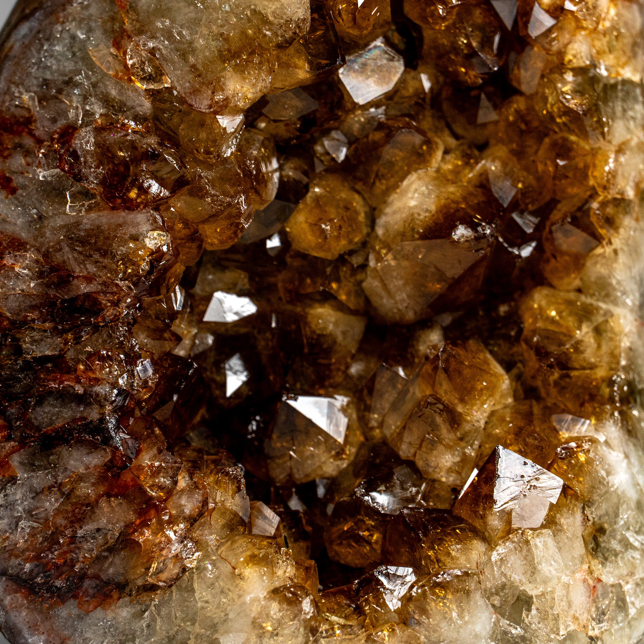 Genuine Citrine Quartz Crystal Cluster From Brazil (3.5 lbs)