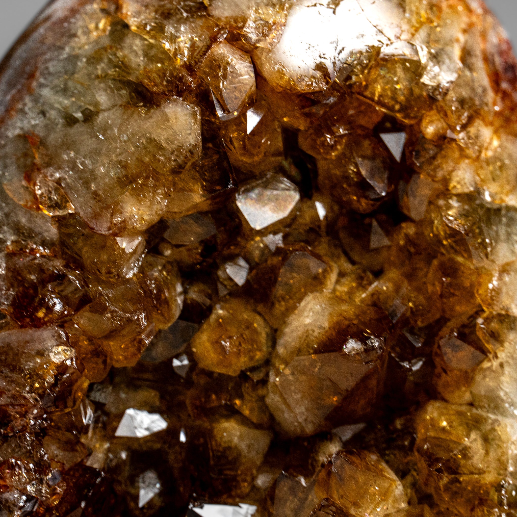 Genuine Citrine Quartz Crystal Cluster From Brazil (3.5 lbs)