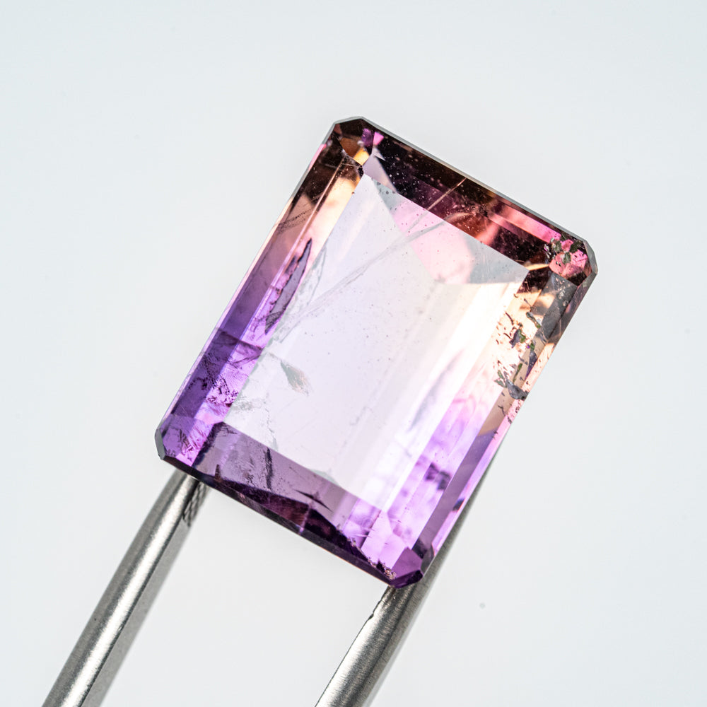 Ametrine Rectangular Cut Gemstone (21ct)