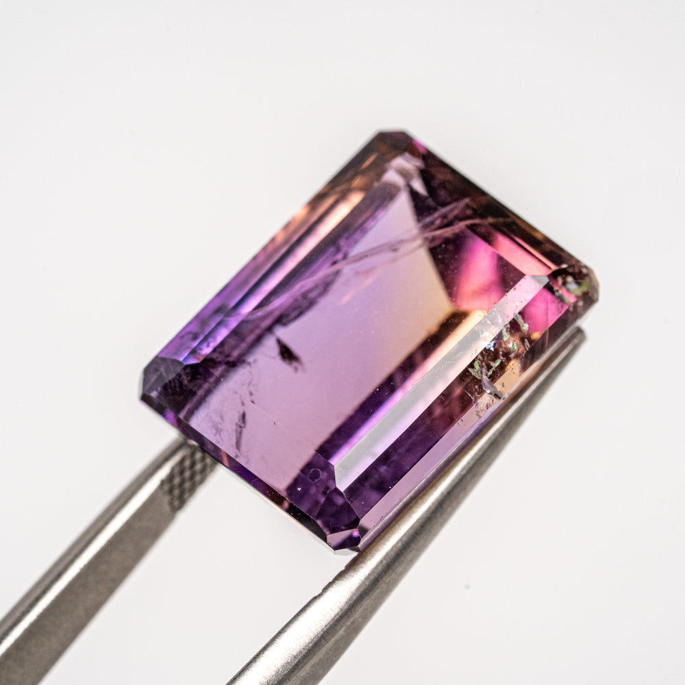 Ametrine Rectangular Cut Gemstone (21ct)