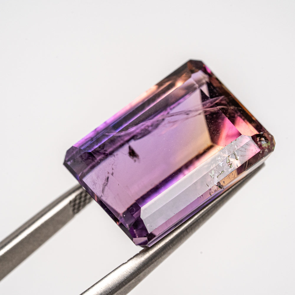 Ametrine Rectangular Cut Gemstone (21ct)