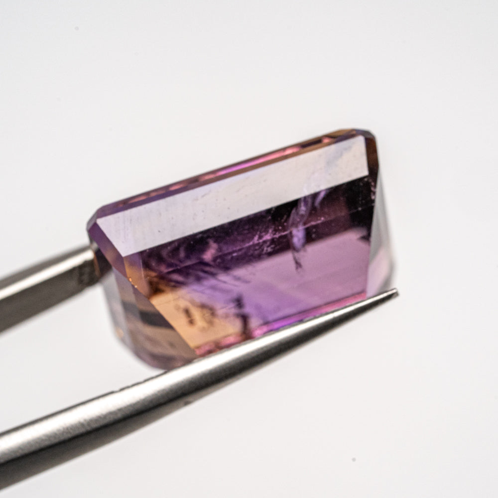 Ametrine Rectangular Cut Gemstone (21ct)