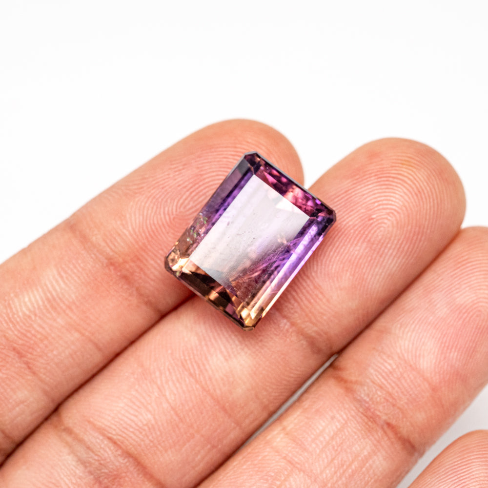 Ametrine Rectangular Cut Gemstone (21ct)