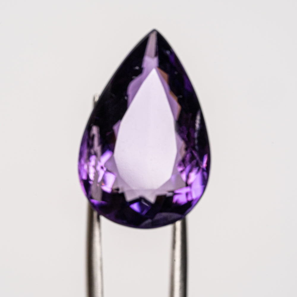 Amethyst Pear Cut Gemstone (17ct)