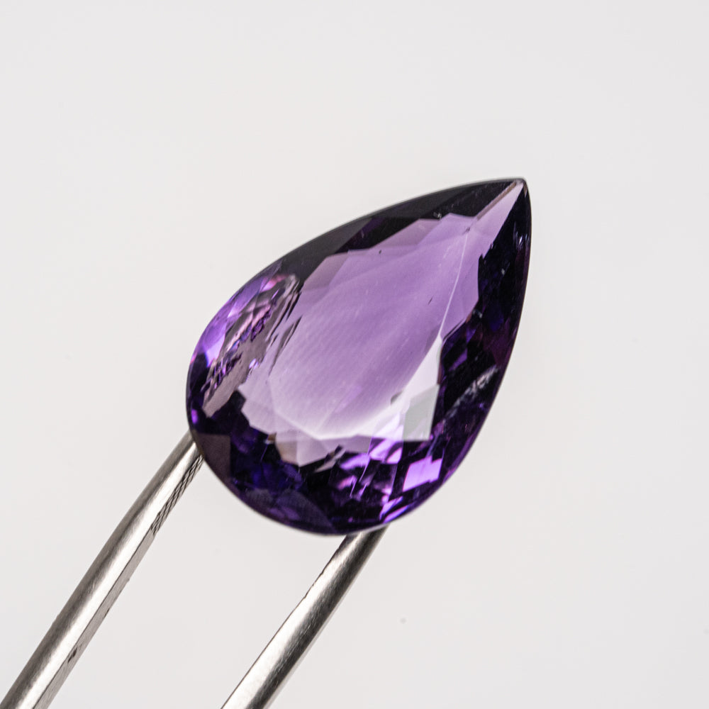 Amethyst Pear Cut Gemstone (17ct)