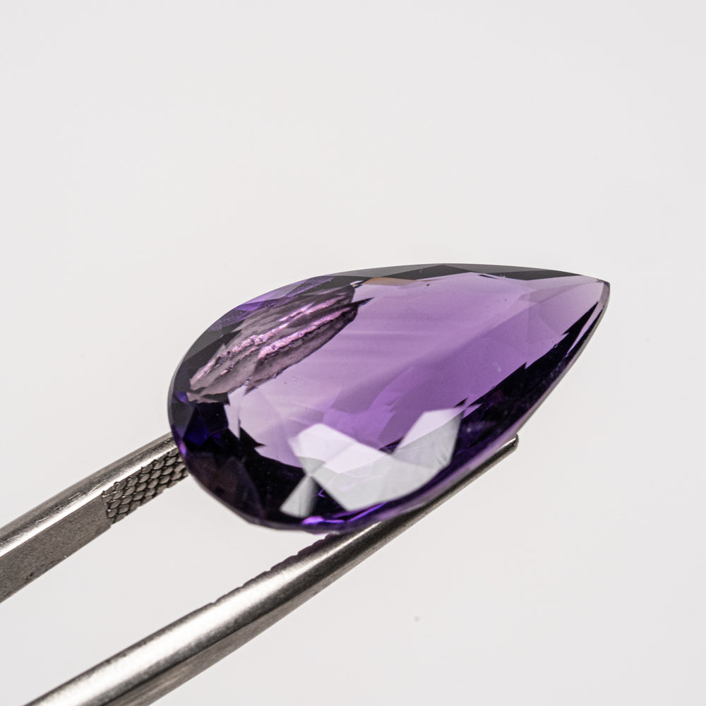 Amethyst Pear Cut Gemstone (17ct)