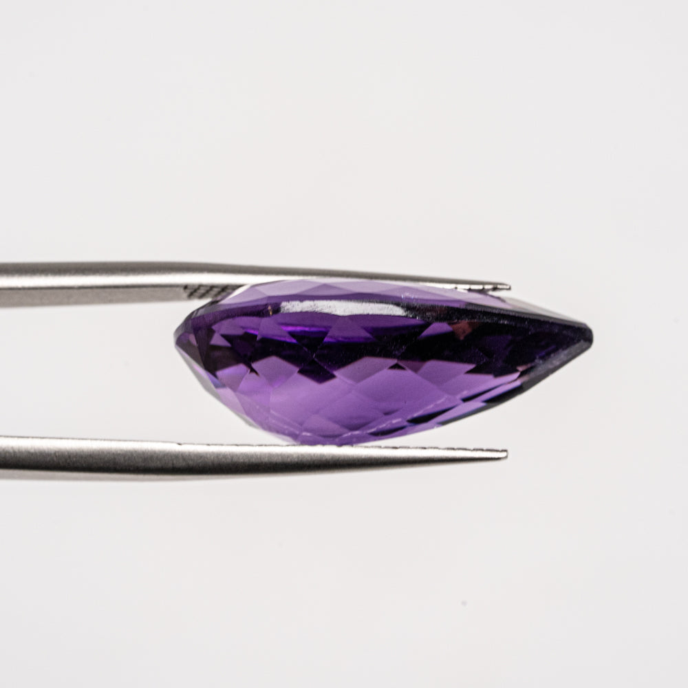 Amethyst Pear Cut Gemstone (17ct)