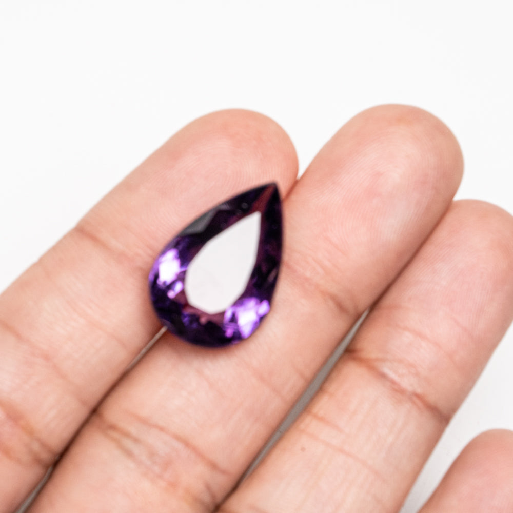 Amethyst Pear Cut Gemstone (17ct)