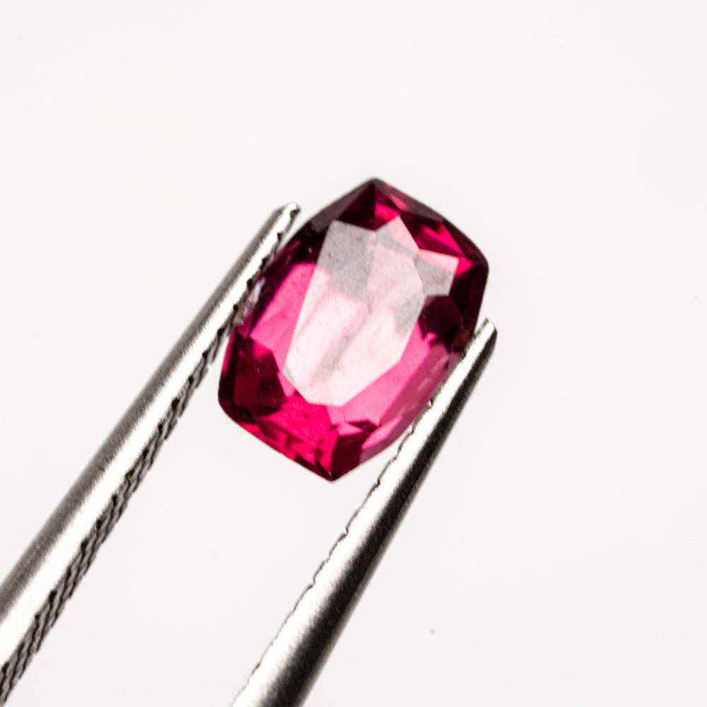 Rhodolite Garnet Cushion Cut Gemstone (1.47ct)