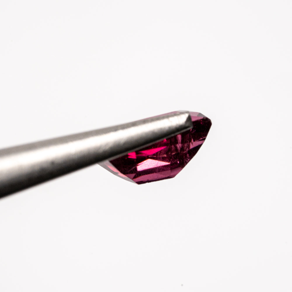 Rhodolite Garnet Cushion Cut Gemstone (1.47ct)