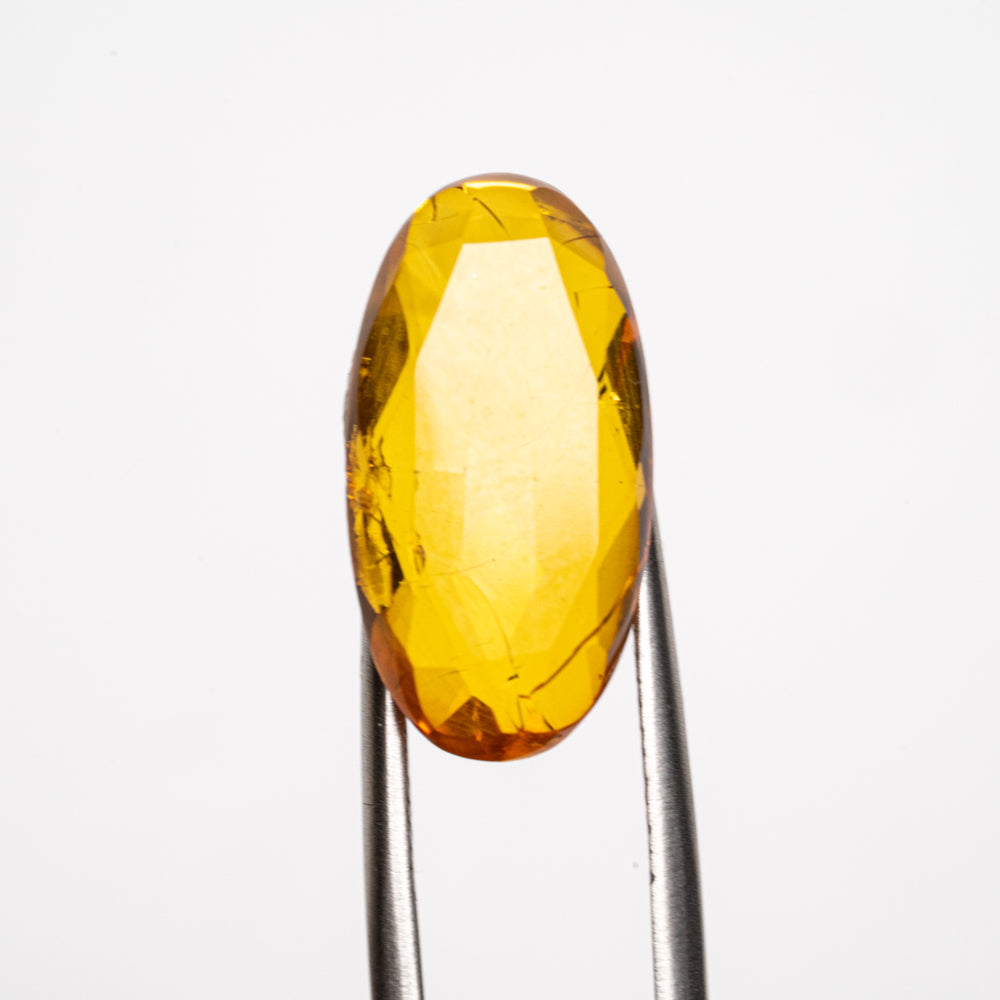 Amber Oval Cut Gemstone (3ct)