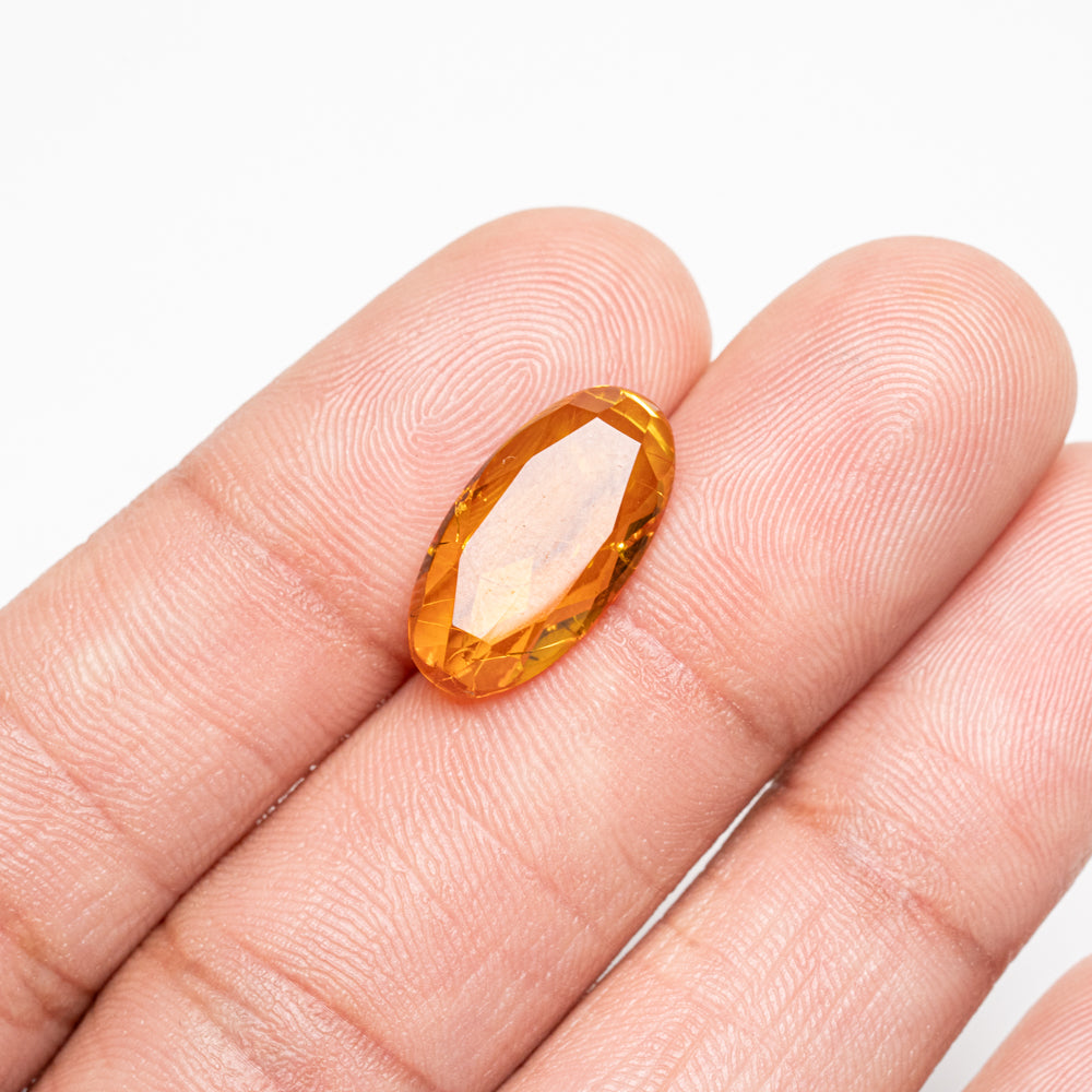 Amber Oval Cut Gemstone (3ct)