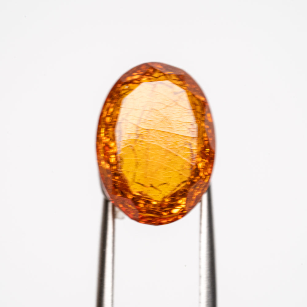 Amber Oval Cut Gemstone (3.5ct)