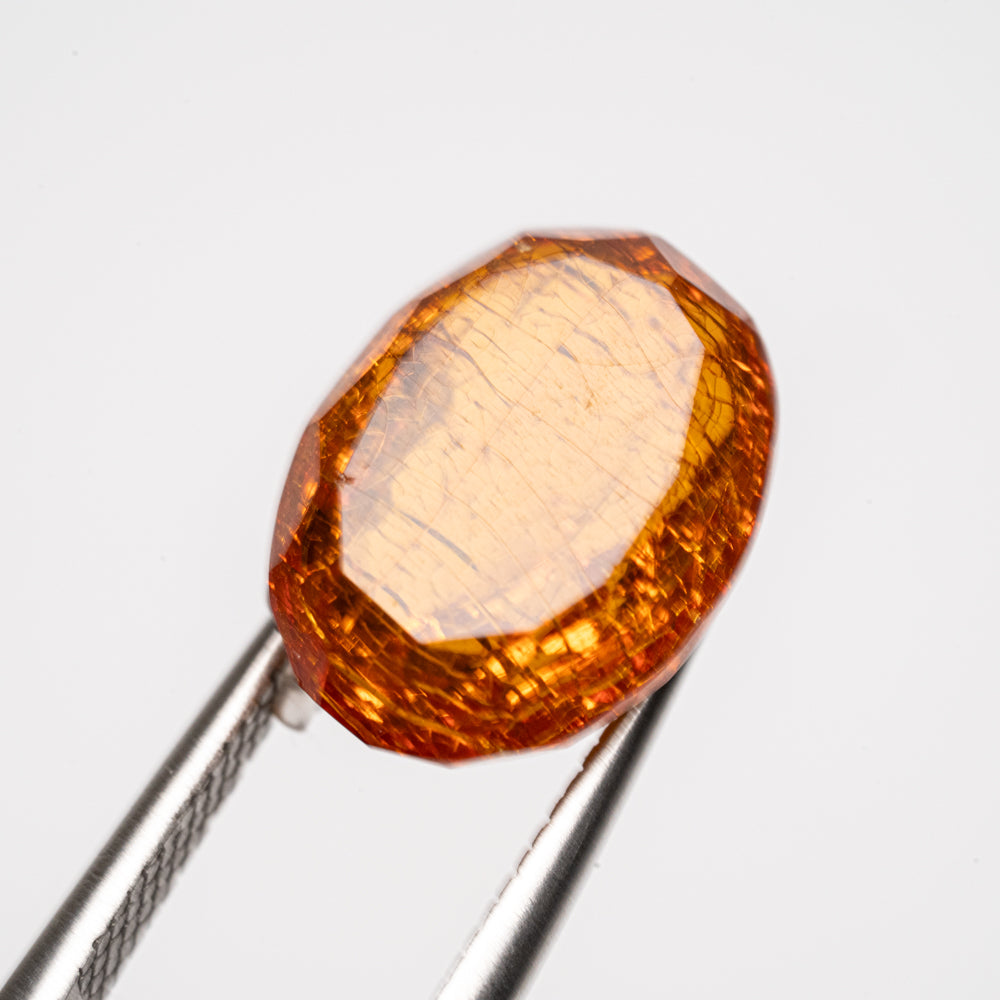 Amber Oval Cut Gemstone (3.5ct)